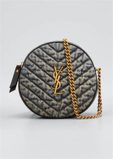 ysl round denim crossbody|YSL crossbody bags on sale.